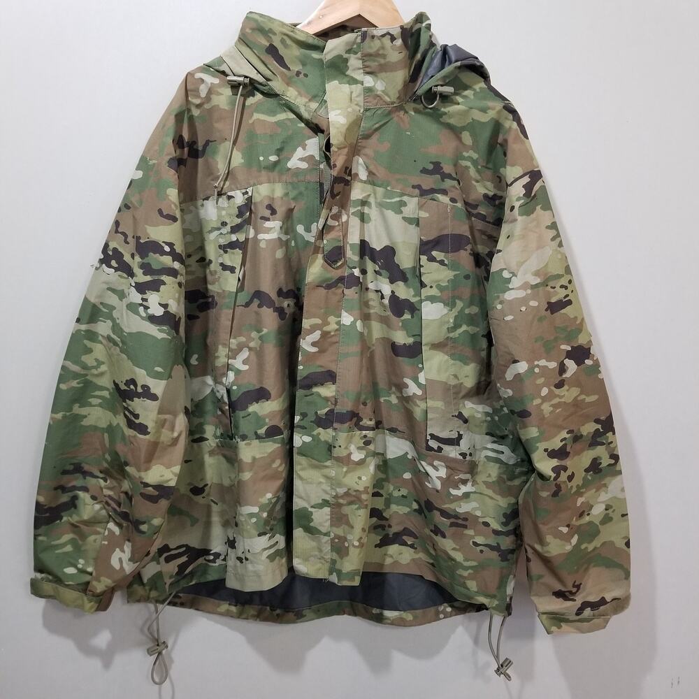 USGI ECWCS Gen III Level 6 OCP Scorpion Taped Seams Rain Jacket No Size Tag